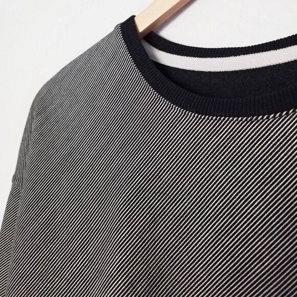 LULULEMON Women's 4 Keep Up Crew Sweatshirt Top Telemark Print Black Mojave Tan - Picture 15 of 16